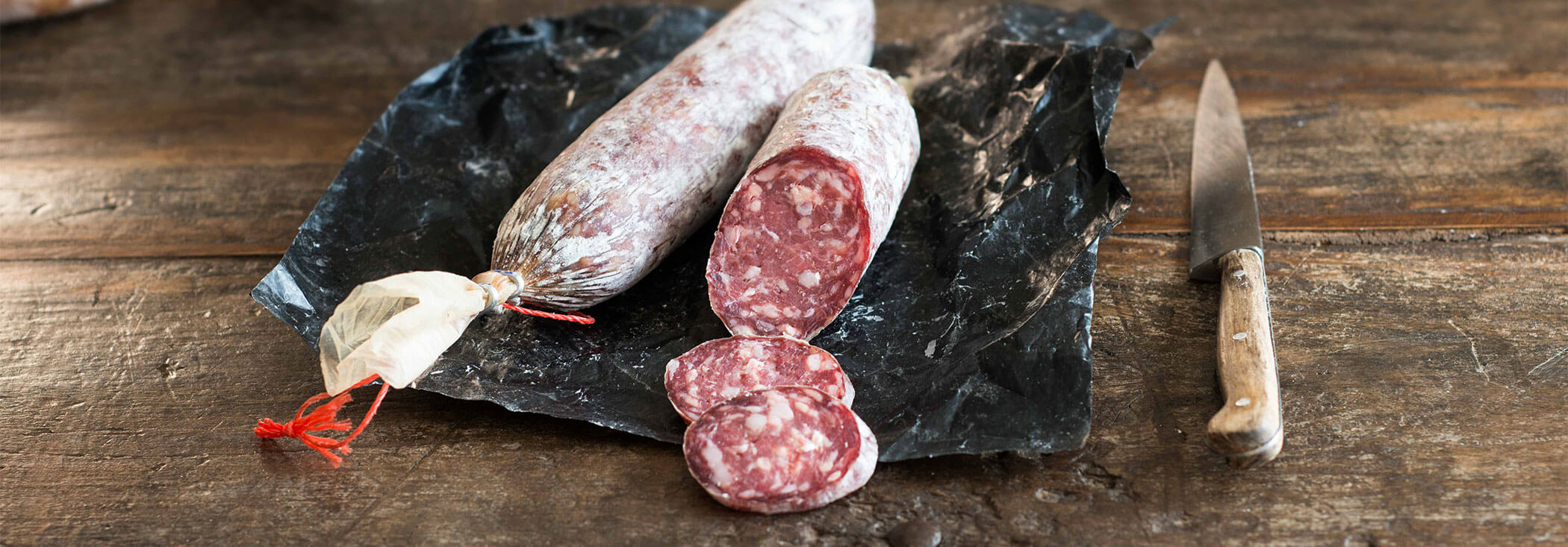 Luftgetrocknete Salami